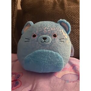 Squishmallow Sarge the Blue Jaguar with Iridescent Spots 12-inch Plush NWT